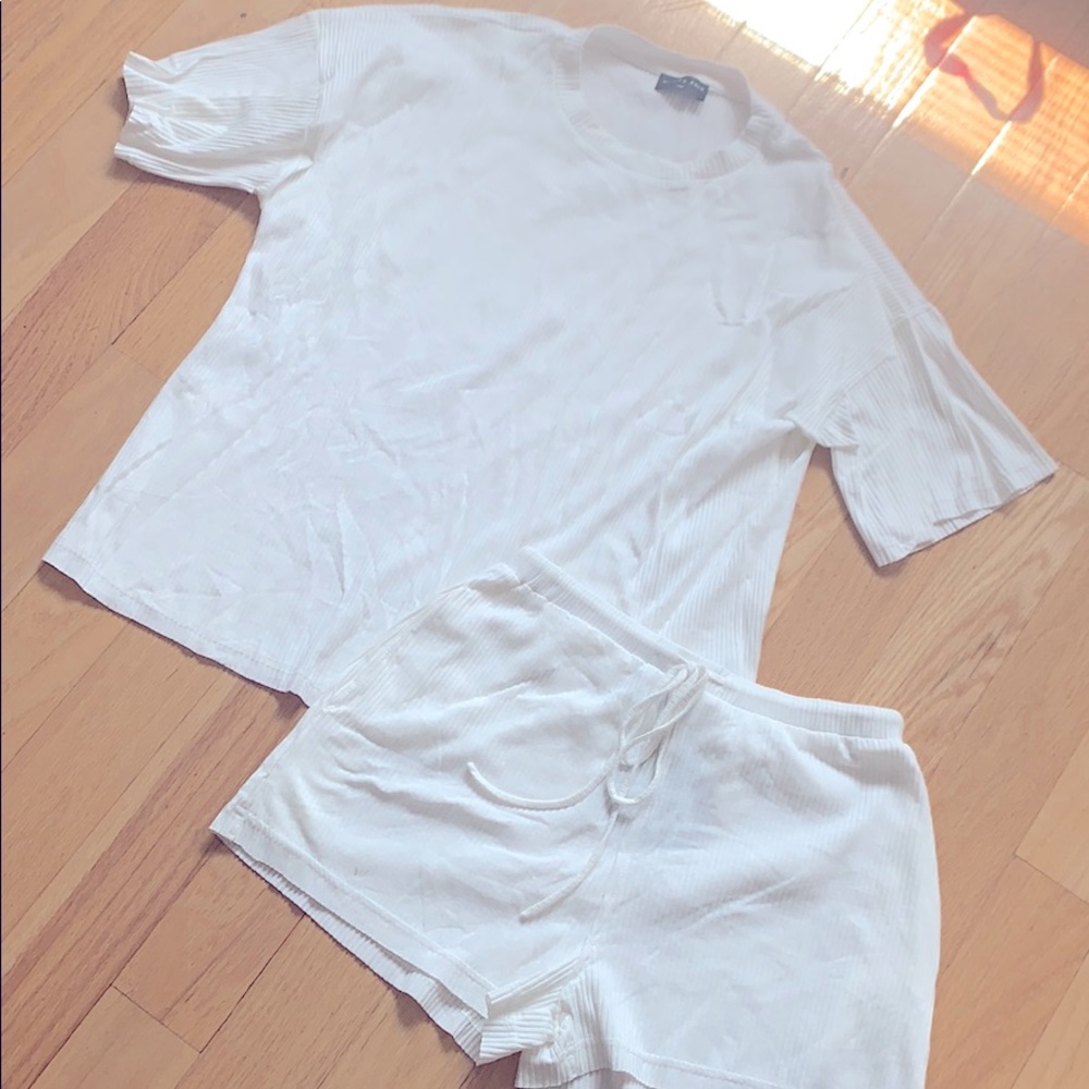 Two piece shorts set(Never Worn)